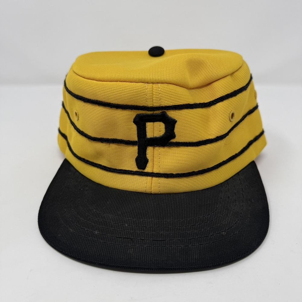Vintage Pittsburgh Pirates Hat Cap Snap Back L Yellow MLB Sports Specialties